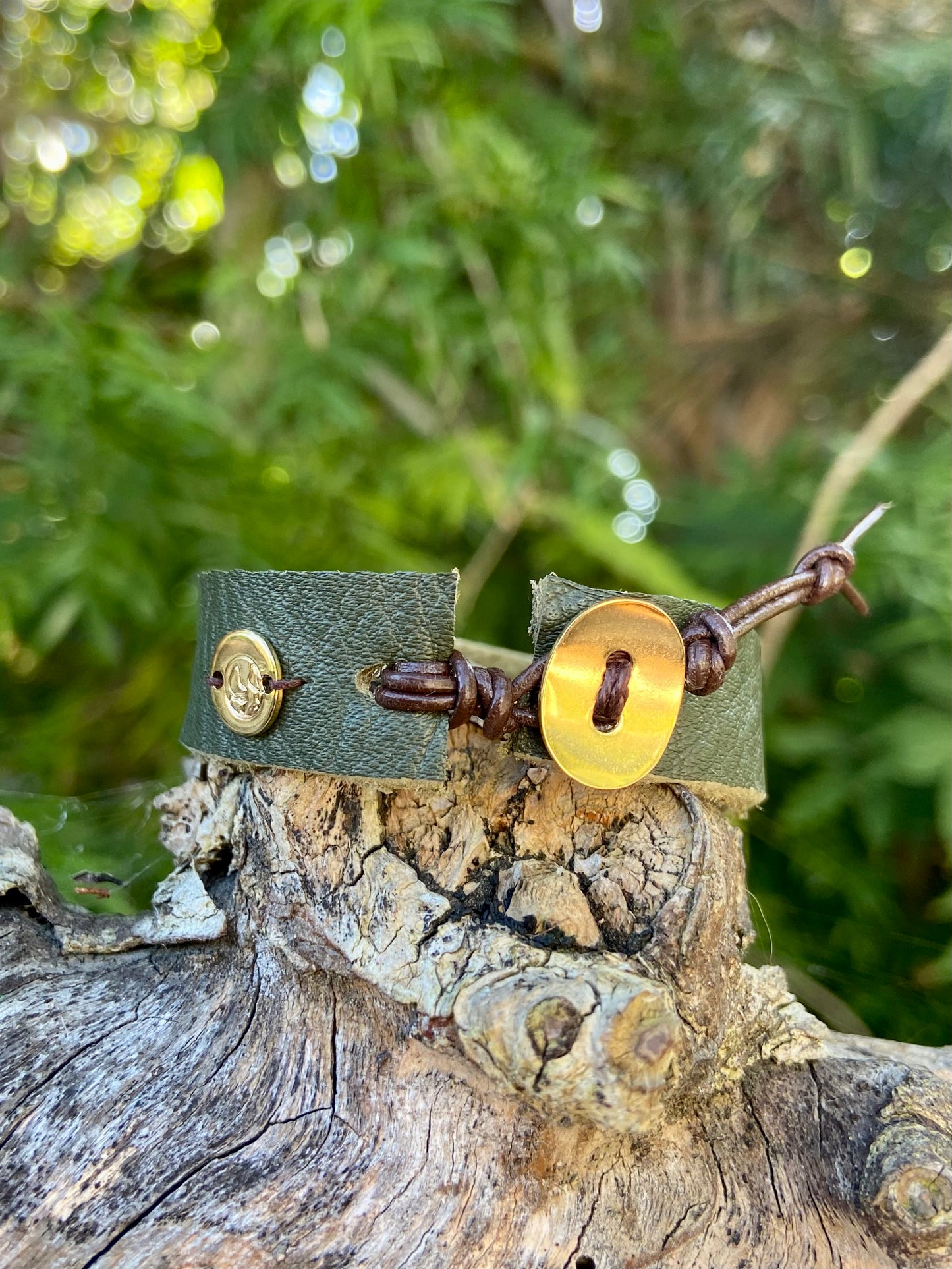 Star Struck Leather Bracele