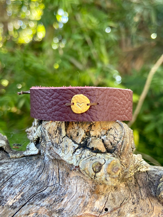 Sweetheart Leather Bracelet