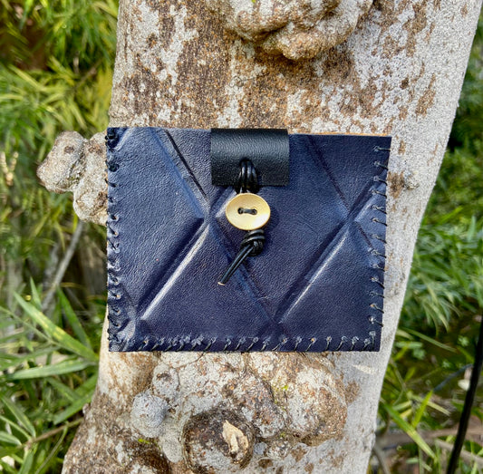 Navy and Camel Pocket Pouch